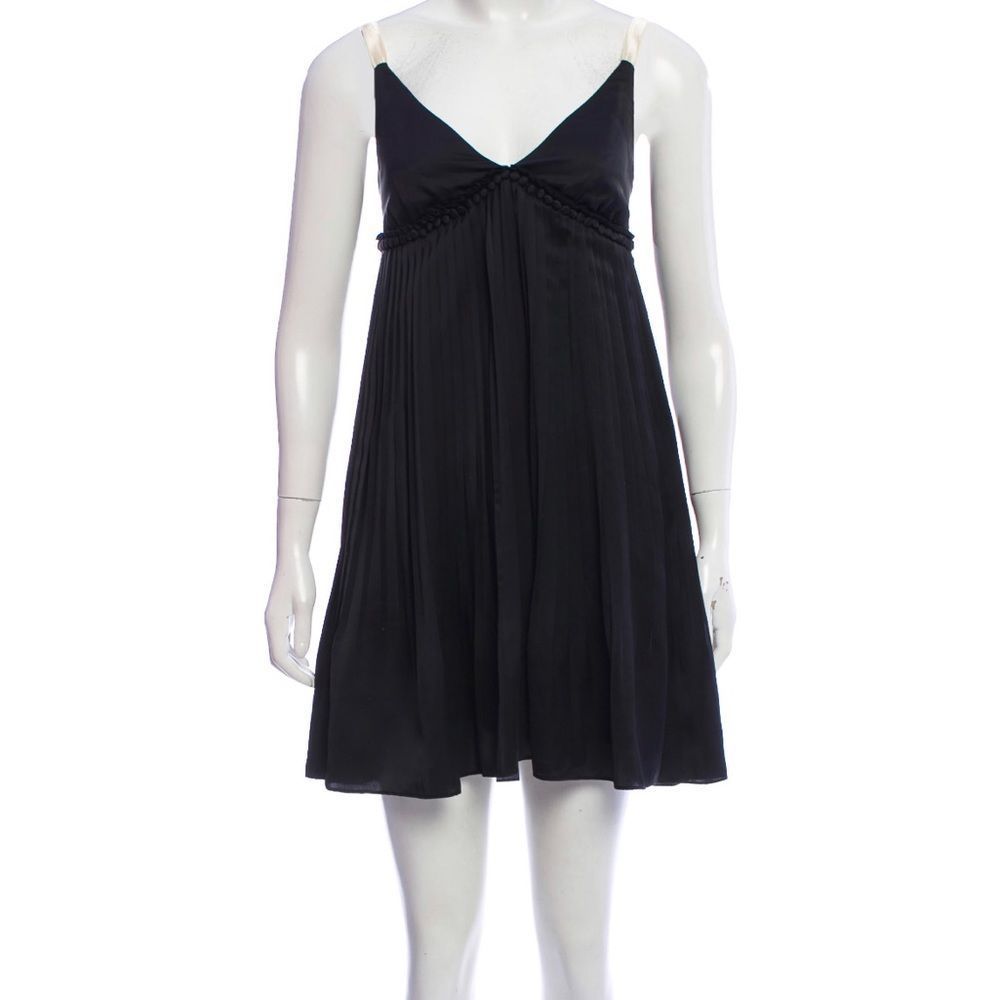 Black Silk Slip Dress